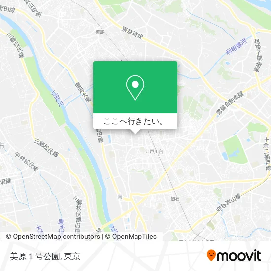 美原１号公園地図