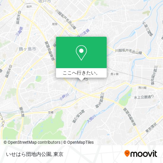 いせはら団地内公園地図