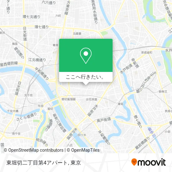 東堀切二丁目第4アパート地図