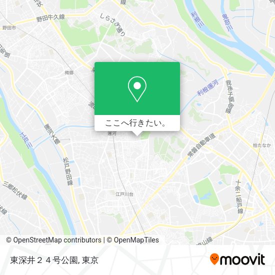 東深井２４号公園地図