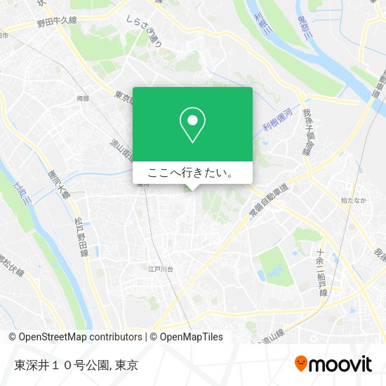 東深井１０号公園地図