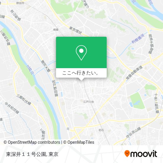 東深井１１号公園地図