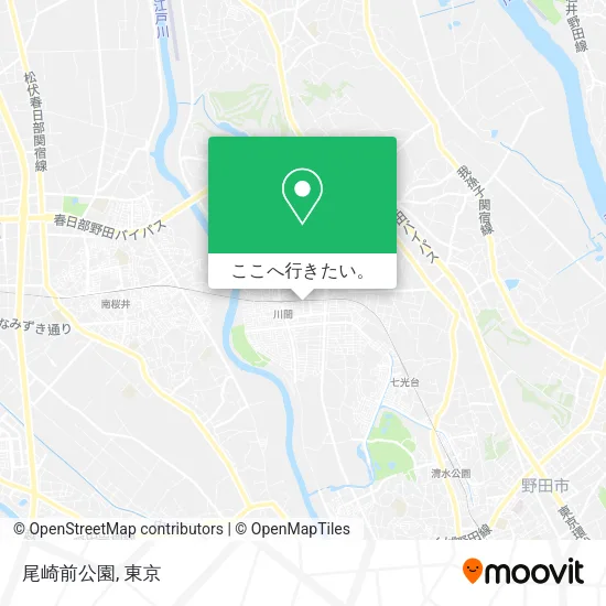 尾崎前公園地図