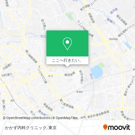 かかず内科クリニック地図