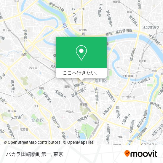 パカラ田端新町第一地図