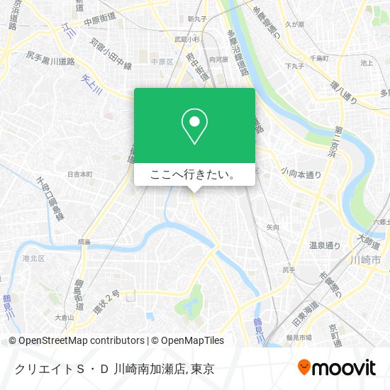 クリエイトＳ・Ｄ 川崎南加瀬店地図