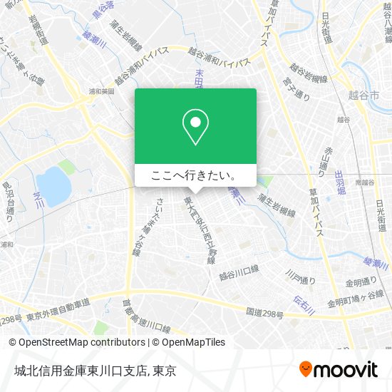 城北信用金庫東川口支店地図