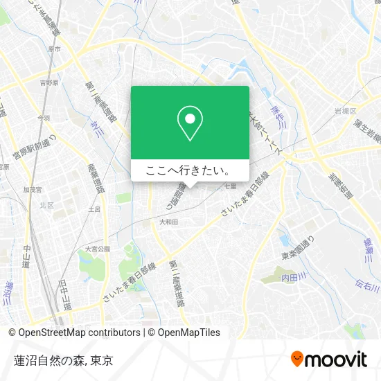 蓮沼自然の森地図