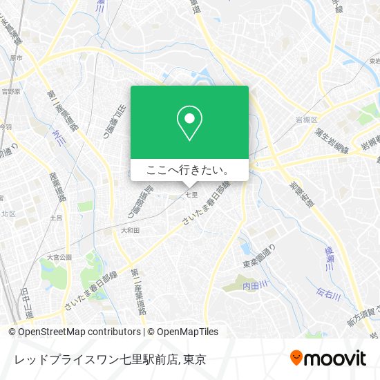 レッドプライスワン七里駅前店地図