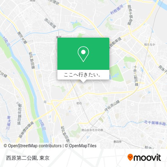 西原第二公園地図