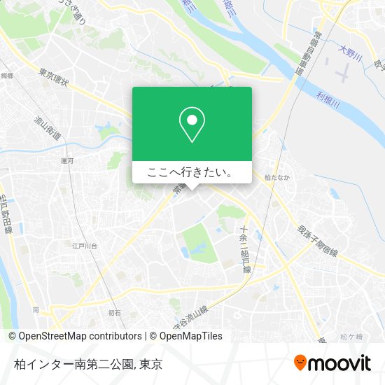柏インター南第二公園地図