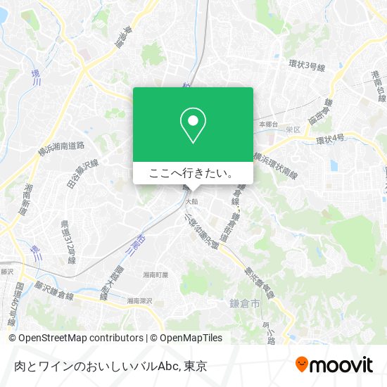 肉とワインのおいしいバルAbc地図