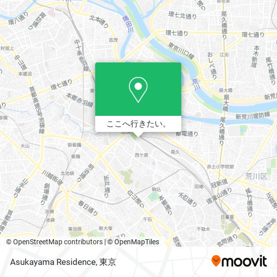 Asukayama Residence地図