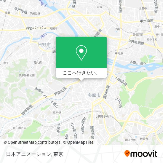 日本アニメーション地図