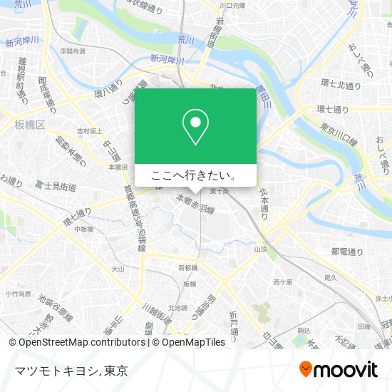 マツモトキヨシ地図