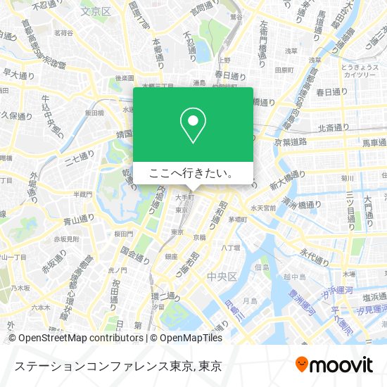 ステーションコンファレンス東京地図