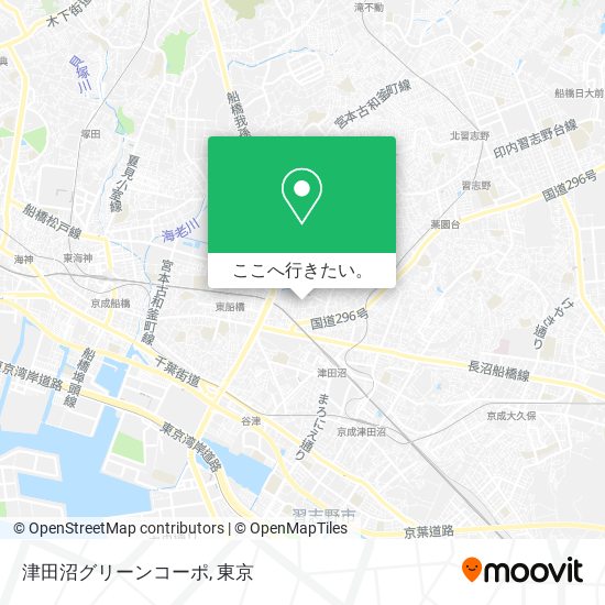 津田沼グリーンコーポ地図