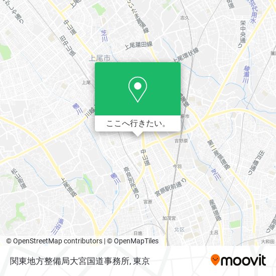 関東地方整備局大宮国道事務所地図