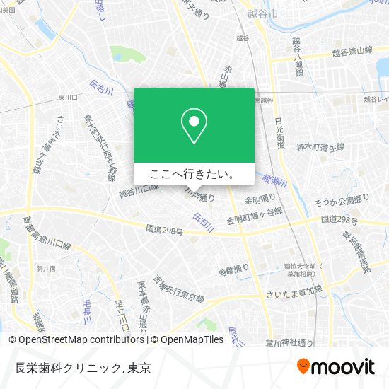 長栄歯科クリニック地図