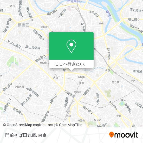 門前そば田丸庵地図