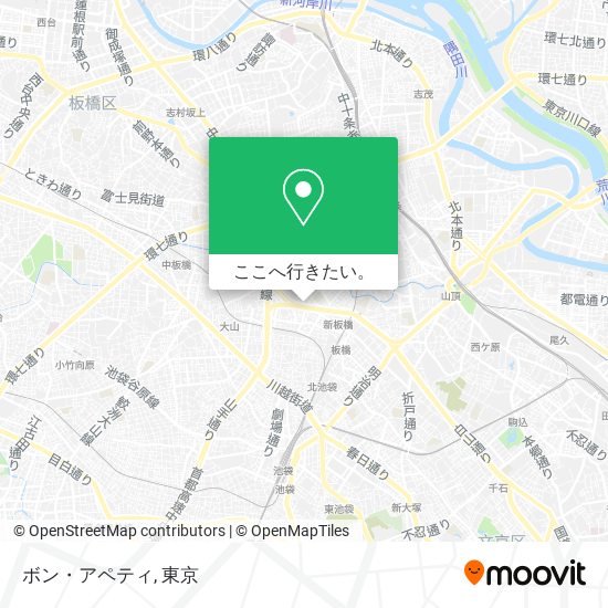 ボン・アペティ地図