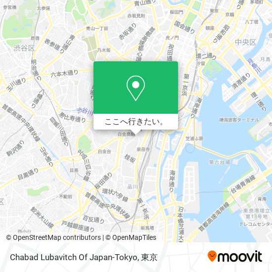 Chabad Lubavitch Of Japan-Tokyo地図