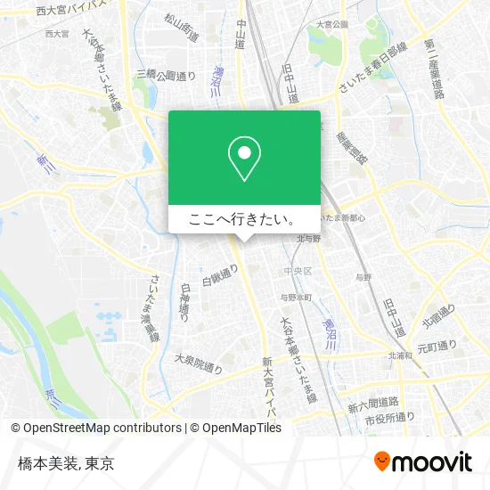 橋本美装地図