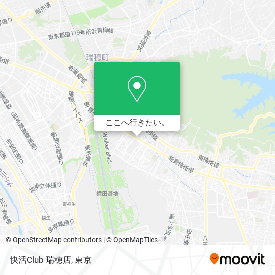 快活Club 瑞穂店地図