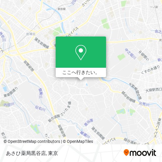 あさひ薬局黒谷店地図