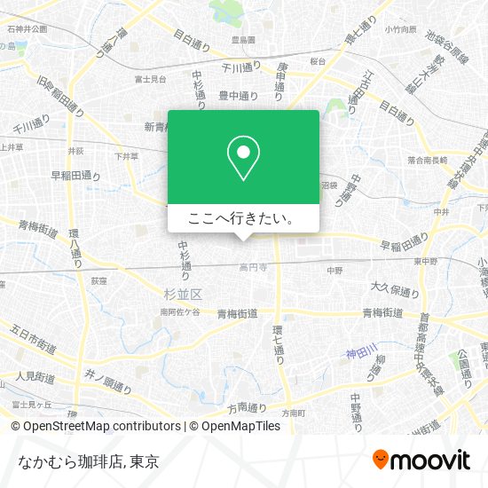 なかむら珈琲店地図