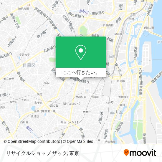 リサイクルショップ ザック地図