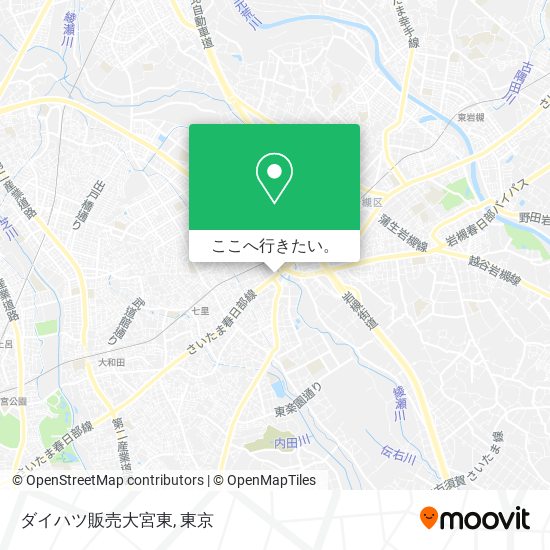 ダイハツ販売大宮東地図