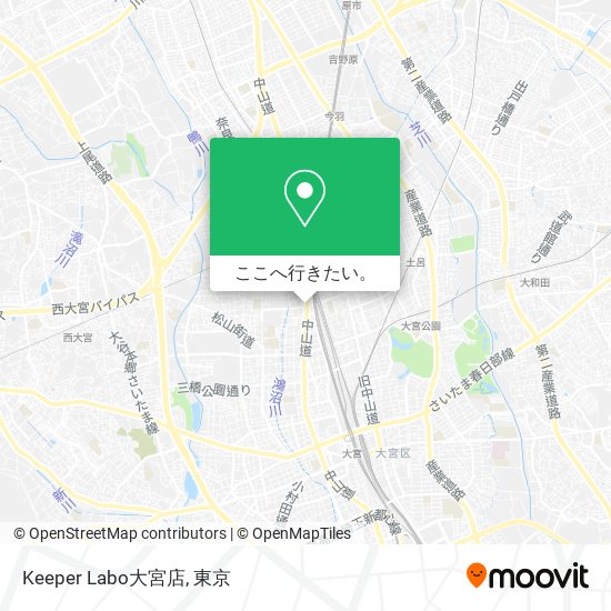 Keeper Labo大宮店地図
