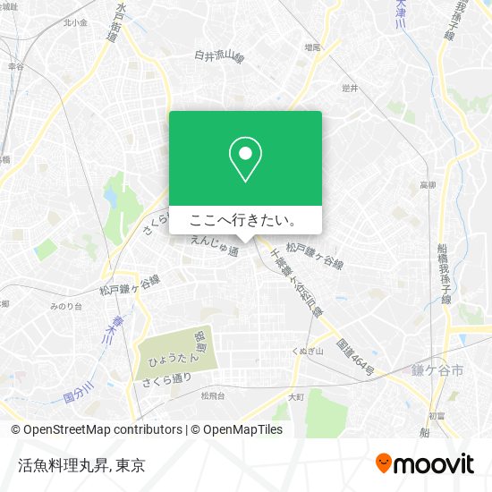 活魚料理丸昇地図