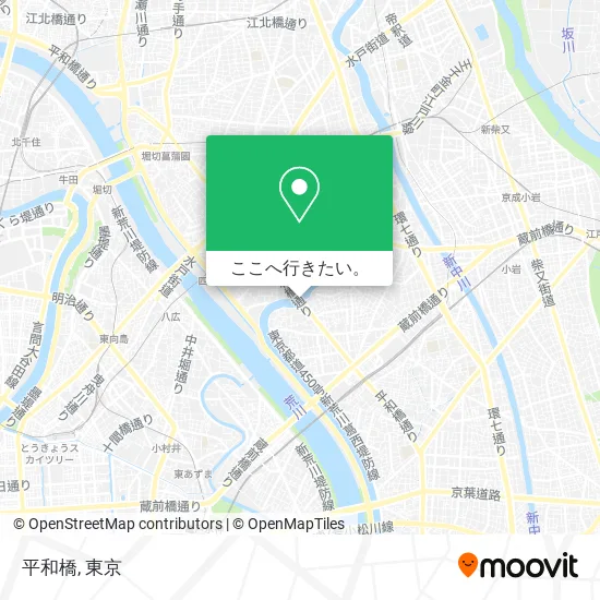 平和橋地図