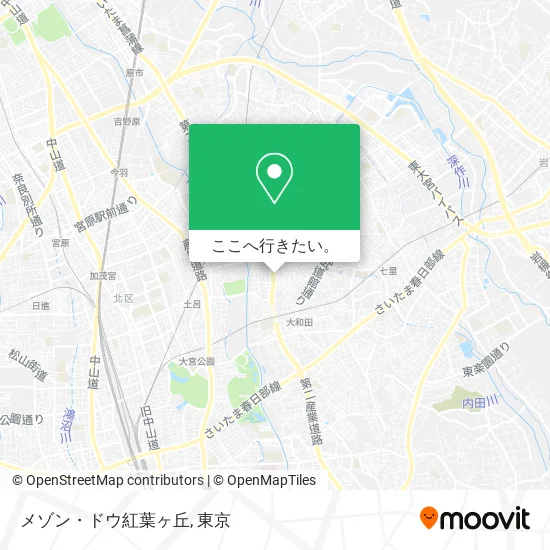 メゾン・ドウ紅葉ヶ丘地図