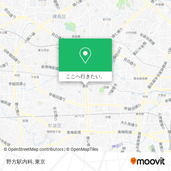 野方駅内科地図