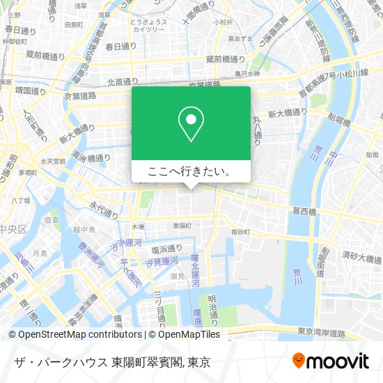 ザ・パークハウス 東陽町翠賓閣地図