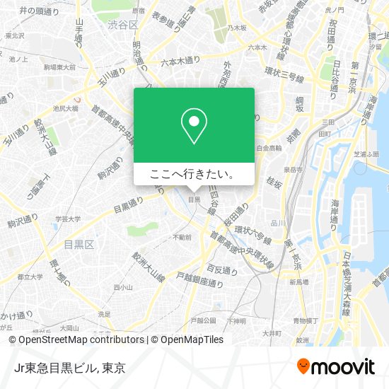 Jr東急目黒ビル地図
