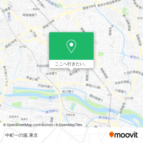 中町一の湯地図