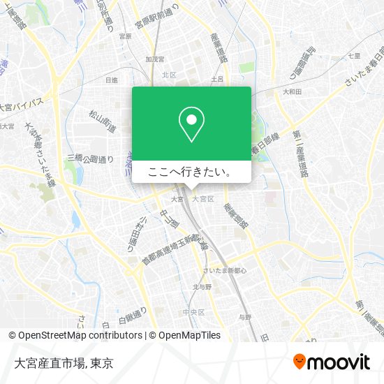 大宮産直市場地図