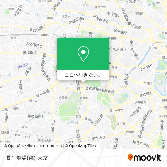 長生館湯(跡)地図