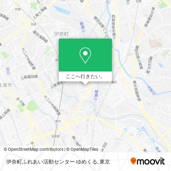 伊奈町ふれあい活動センター ゆめくる地図