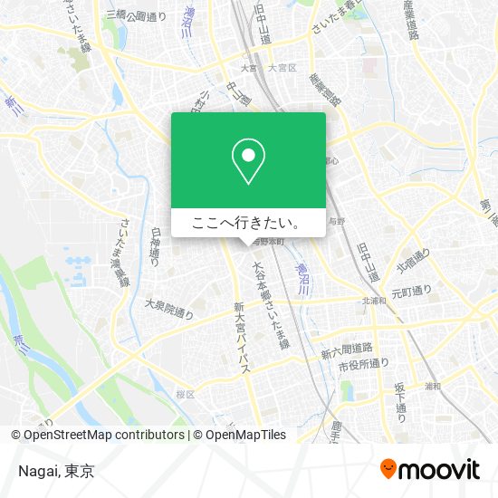 Nagai地図