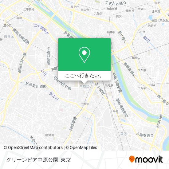 グリーンピア中原公園地図