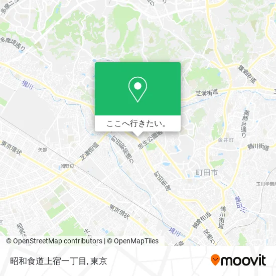 昭和食道上宿一丁目地図