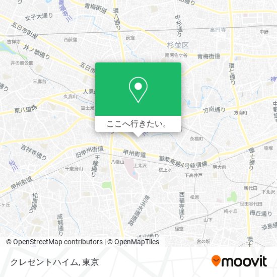 クレセントハイム地図