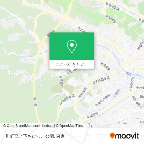 川町宮ノ下ちびっこ公園地図