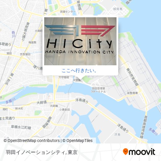 羽田イノベーションシティ地図