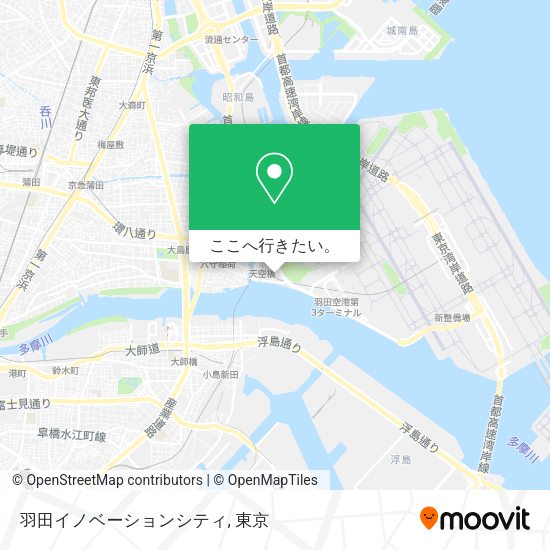 羽田イノベーションシティ地図